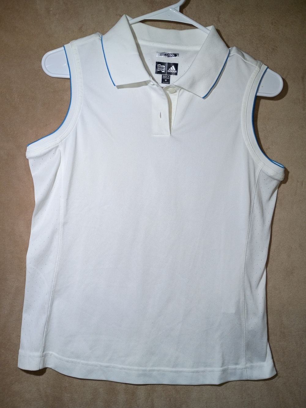 Sleeveless Polo Top